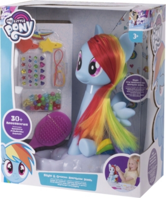 My little pony style shop & groom rainbow dash pony