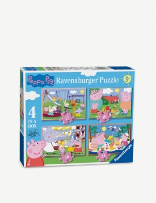 PEPPA PIG: Ravensburger 4-in-a-box puzzle set