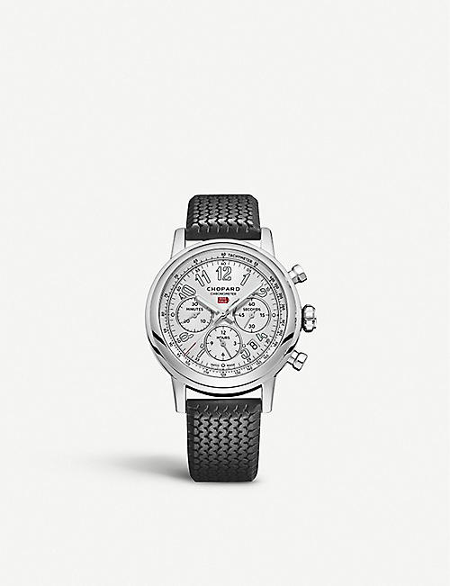 CHOPARD: Mille Miglia Classic Chronograph stainless steel and rubber watch