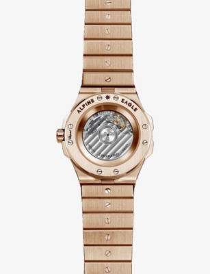 CHOPARD: Alpine Eagle 18ct rose-gold and diamond small watch