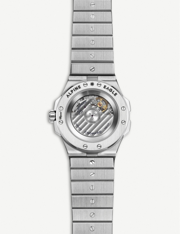 Alpine Eagle diamond and steel small watch