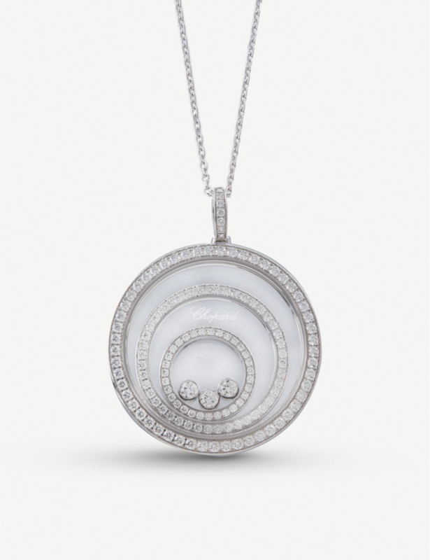 Happy Spirit 18ct white-gold and diamond pendant