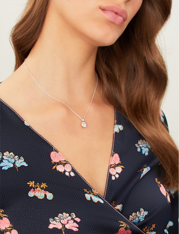 Happy Diamonds Icons 18ct white-gold and diamond pendant