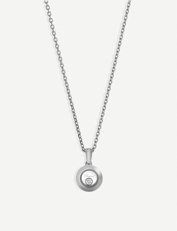 Happy Diamonds Icons 18ct white-gold and diamond pendant