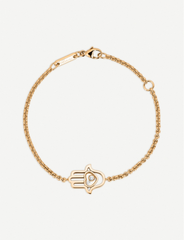Good Luck Charms 18ct rose-gold and diamond bracelet