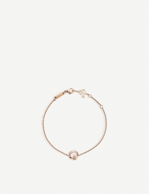 Chopard Happy Diamonds Icons 18ct Rose-gold And Diamond Bracelet