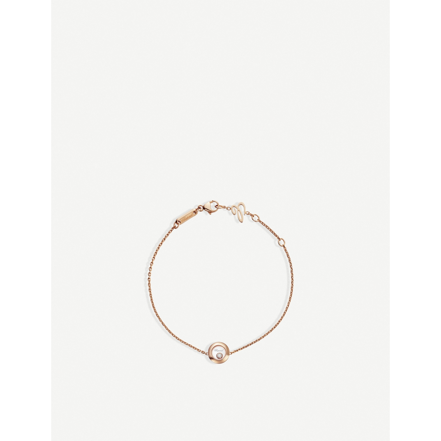 Chopard Happy Diamonds Icons 18ct Rose-Gold and Diamond Bracelet