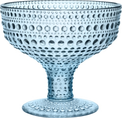 SKANDIUM   Iittal kastehelmi stem glass bowl