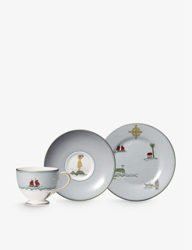 Sailor’s Farewell fine bone china three-piece set