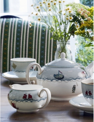 WEDGWOOD: Sailor's Farewell fine china cream jug 14cm