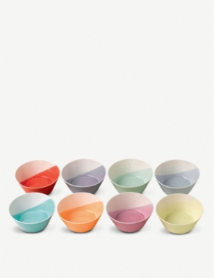 ROYAL DOULTON: 1815 porcelain bowls set of eight