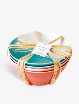 ROYAL DOULTON: 1815 Brights porcelain bowls set of four