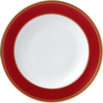 WEDGWOOD: Renaissance Red soup plate 23cm