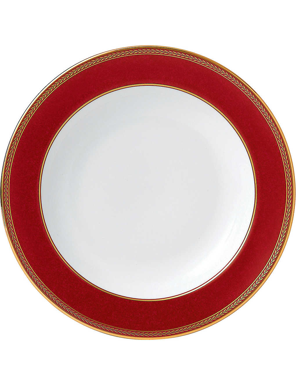 Wedgwood Renaissance Red Soup Plate (23cm)