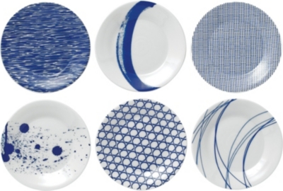ROYAL DOULTON: Pacific plates set of six 16cm