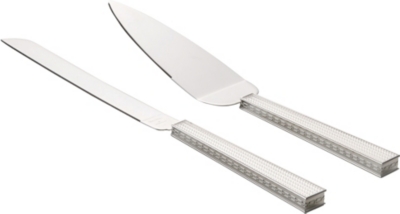 VERA WANG WEDGWOOD With love nouveau pearl cake knife and server
