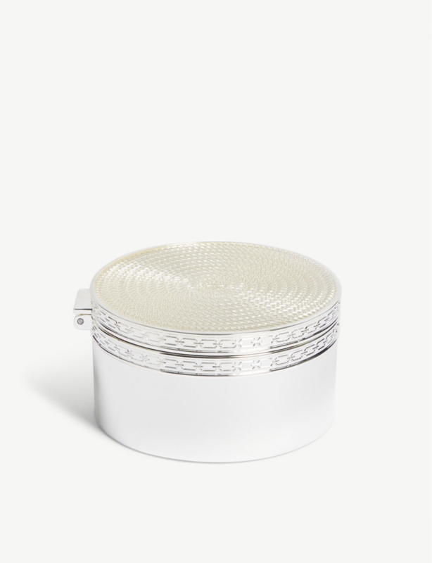 With Love Nouveau silver trinket box