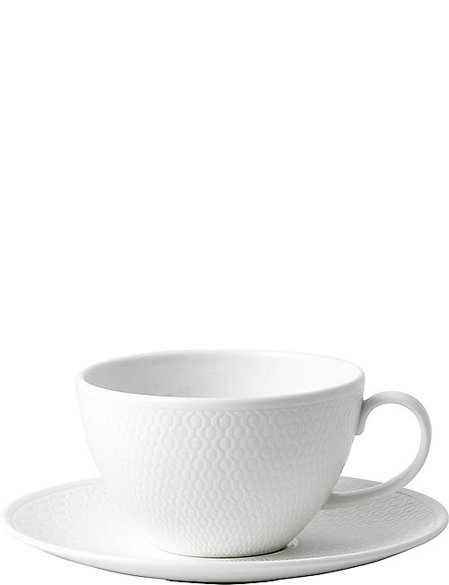 WEDGWOOD: Gio fine bone china tea cup and saucer