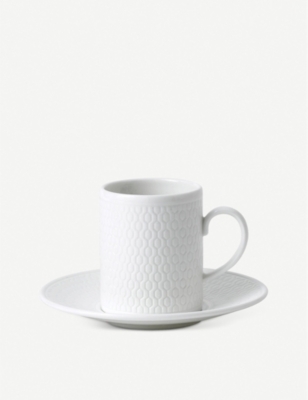 WEDGWOOD: Gio fine bone china espresso cup and saucer 70ml