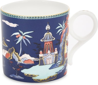 WEDGWOOD: Wonderlust Blue Pagoda China mug