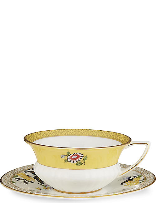 WEDGWOOD: Wonderlust Primrose teacup and saucer