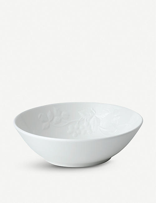 WEDGWOOD: Wild Strawberry embossed bone china gift bowl 13cm