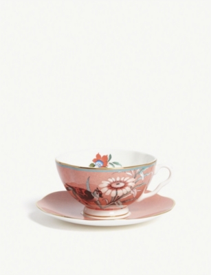 Wedgwood Paeonia Blush Teacup And Saucer