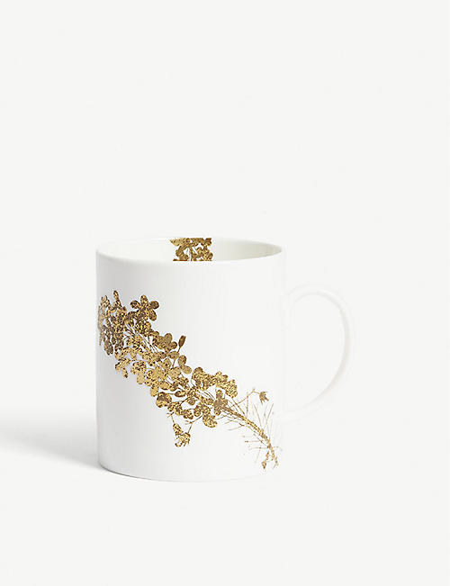 VERA WANG @ WEDGWOOD: Vera Wang Jardin floral-print china mug
