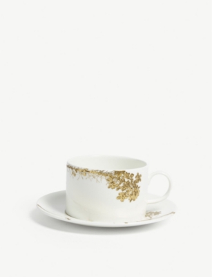 VERA WANG @ WEDGWOOD: Jardin china teacup and saucer