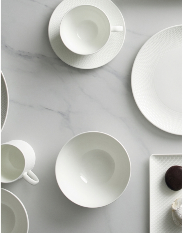 Gio textured bone china breakfast espresso cup and saucer set