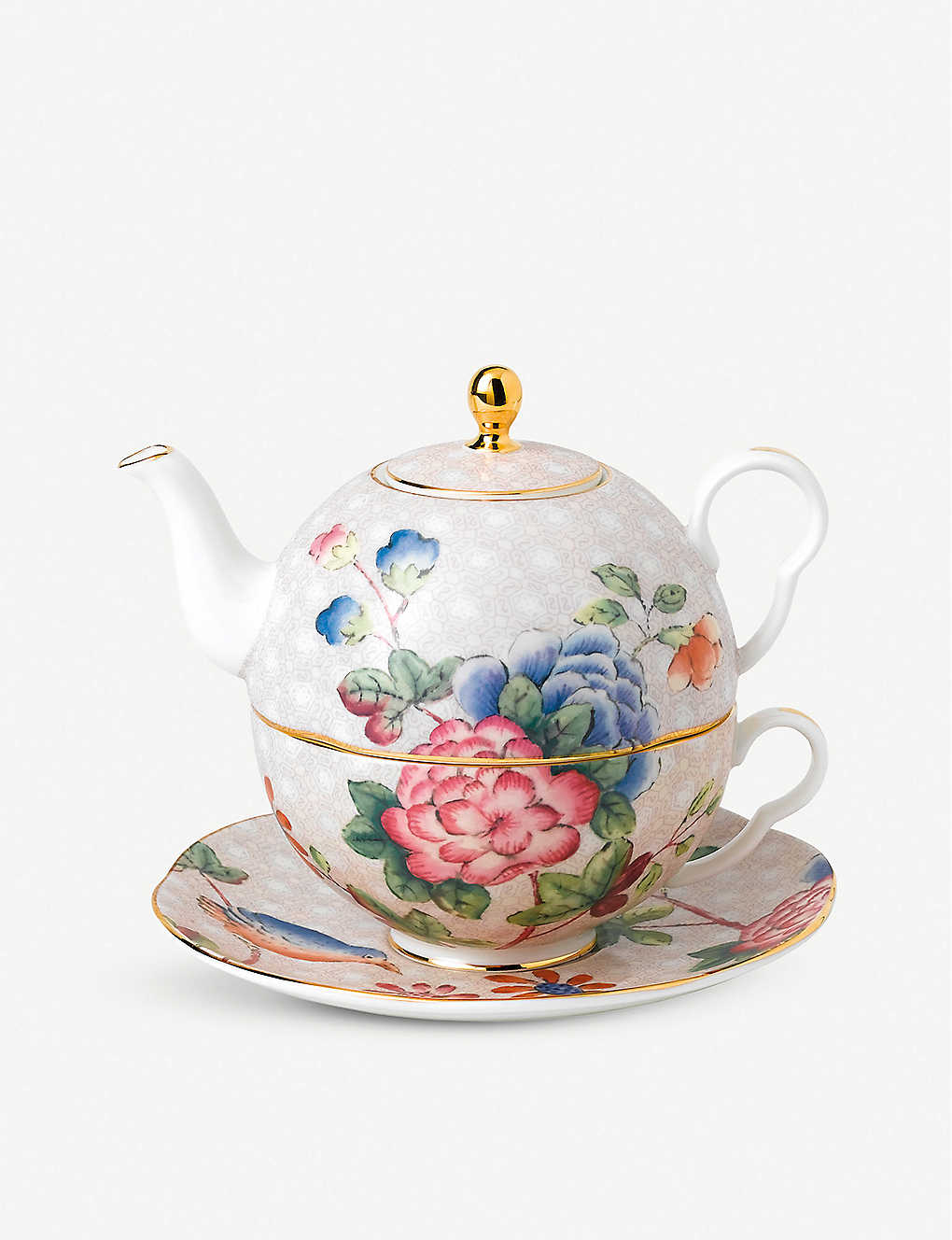 Wedgwood Cuckoo 24ct Gold China Teapot For One 310ml
