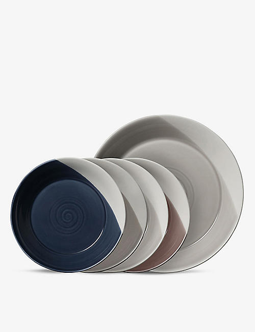 ROYAL DOULTON: Bowls of Plenty five-piece porcelain pasta set
