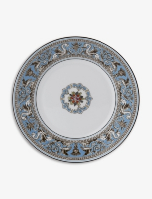 WEDGWOOD: Florentine Turquoise bone-china plate 20cm