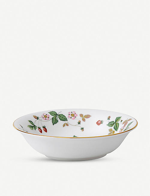 WEDGWOOD: Wild Strawberry bone china bowl 16cm