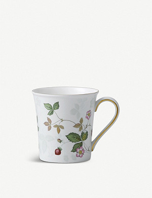 WEDGWOOD Wild Strawberry bone-china mug 250ml
