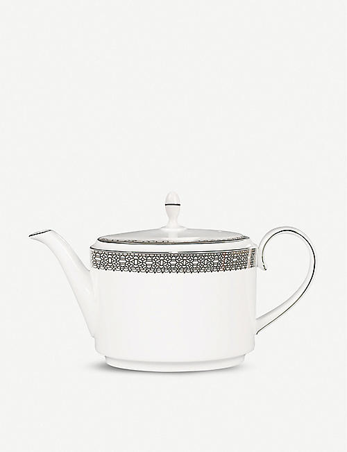 VERA WANG @ WEDGWOOD: Lace Platinum teapot 13cm