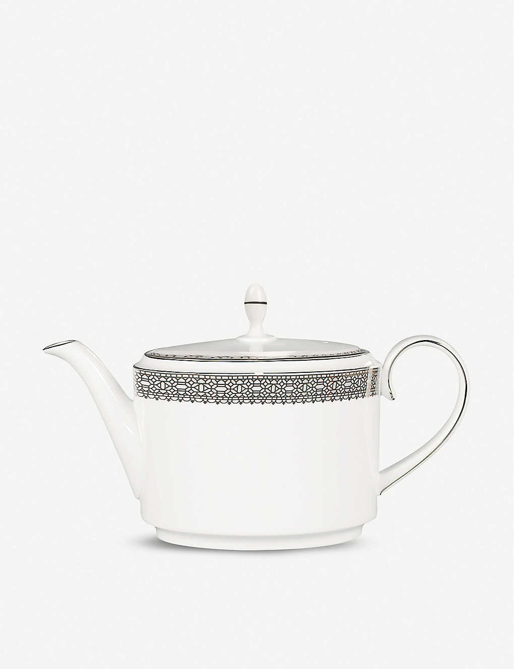Vera Wang Wedgwood Vera Wang @ Wedgwood Lace Platinum Teapot 13cm