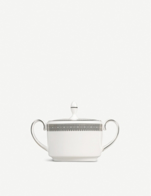 VERA WANG @ WEDGWOOD: Lace Platinum sugar box