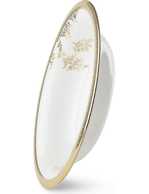 VERA WANG @ WEDGWOOD: Lace Gold open vegetable dish