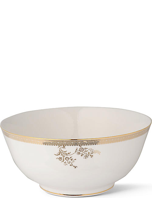VERA WANG @ WEDGWOOD: Lace Gold fine bone china bowl 25cm