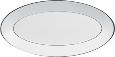 JASPER CONRAN @ WEDGWOOD   Platinum small oval dish