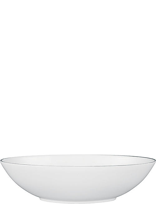 JASPER CONRAN @ WEDGWOOD: Platinum serving oval bowl