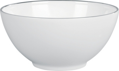 Jasper Conran Wedgwood Jasper Conran @ Wedgwood Platinum Gift Bowl 14cm In White