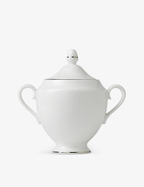 WEDGWOOD: Signet Platinum fine bone china sugar bowl