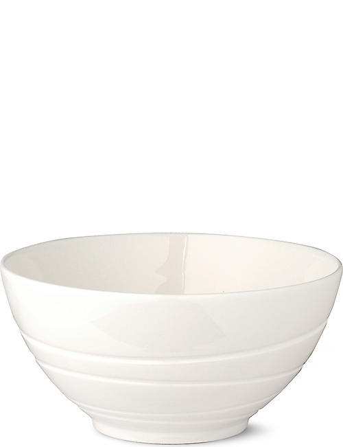 JASPER CONRAN @ WEDGWOOD: Strata fine bone-china bowl 14cm