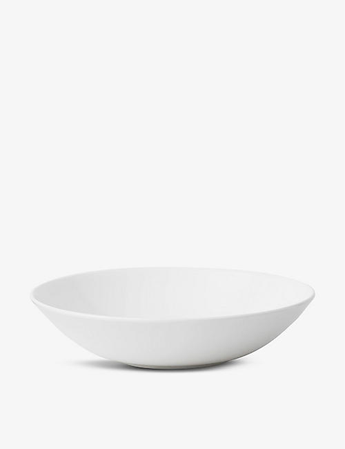 JASPER CONRAN @ WEDGWOOD: White fine bone china soup plate 23cm