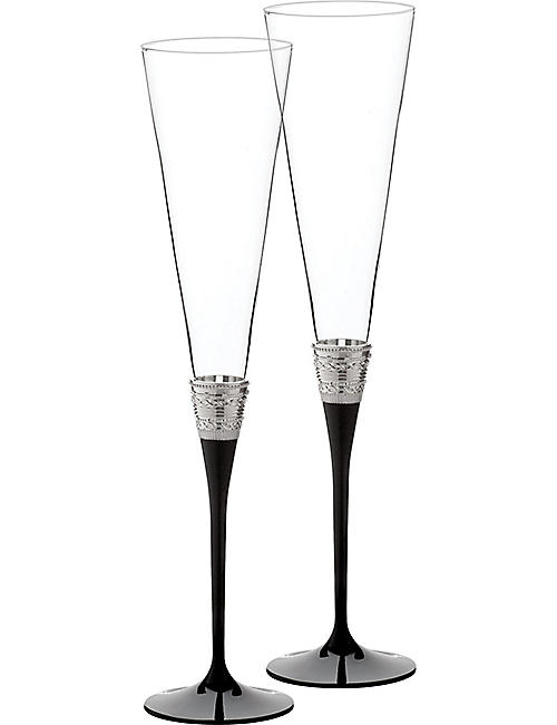 VERA WANG @ WEDGWOOD: With Love set of toasting flutes
