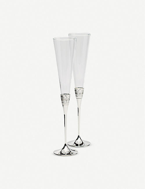 VERA WANG @ WEDGWOOD: With Love toasting flutes