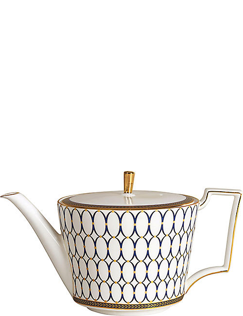 WEDGWOOD：Renaissance Gold 镀金陶瓷茶壶 12 厘米