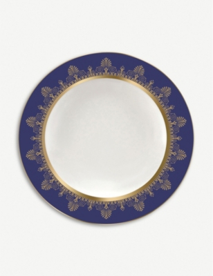 Wedgwood Anthemion Blue Fine Bone-china Soup Bowl 23cm